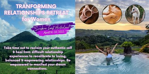 retreats for women sunshine coast.